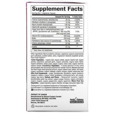 Natural Factors, BioCoenzymated, Active B Complex, 60 Vegetarian Capsules UPC 068958011325 | HiLife Vitamins