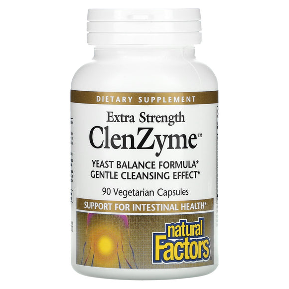 Natural Factors, Extra Strength ClenZyme, 90 Capsules - 068958017266 | Hilife Vitamins