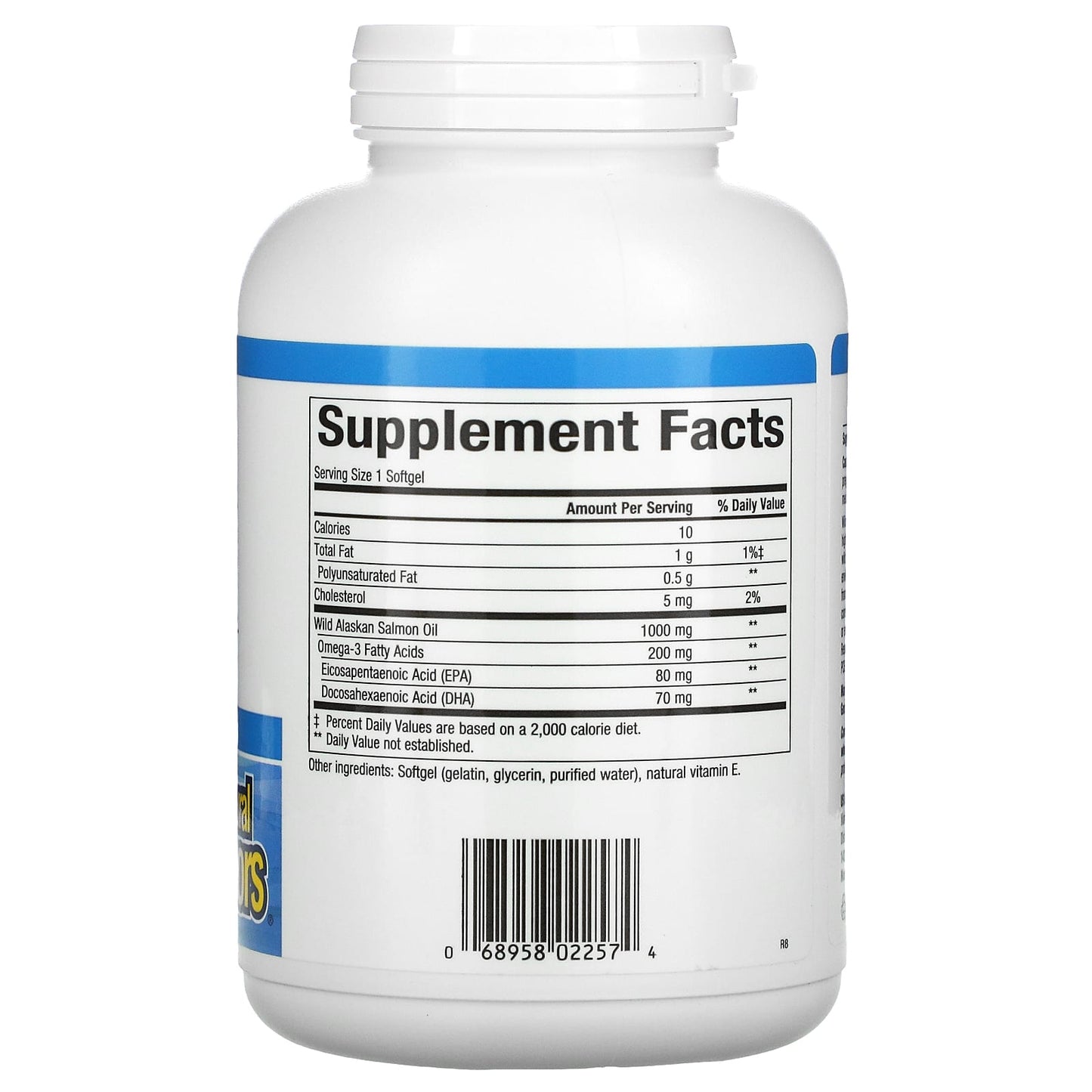 Natural Factors, OmegaFactors, Wild Alaskan Salmon Oil,, 180 Softgels UPC 068958022574 | HiLife Vitamins