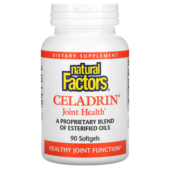 Natural Factors, Celadrin, Joint Health, 90 Softgels - 068958026817 | Hilife Vitamins