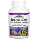 Natural Factors, Stress-Relax® Tranquil Sleep® Enteric, 45 Softgels - 068958028446 | Hilife Vitamins