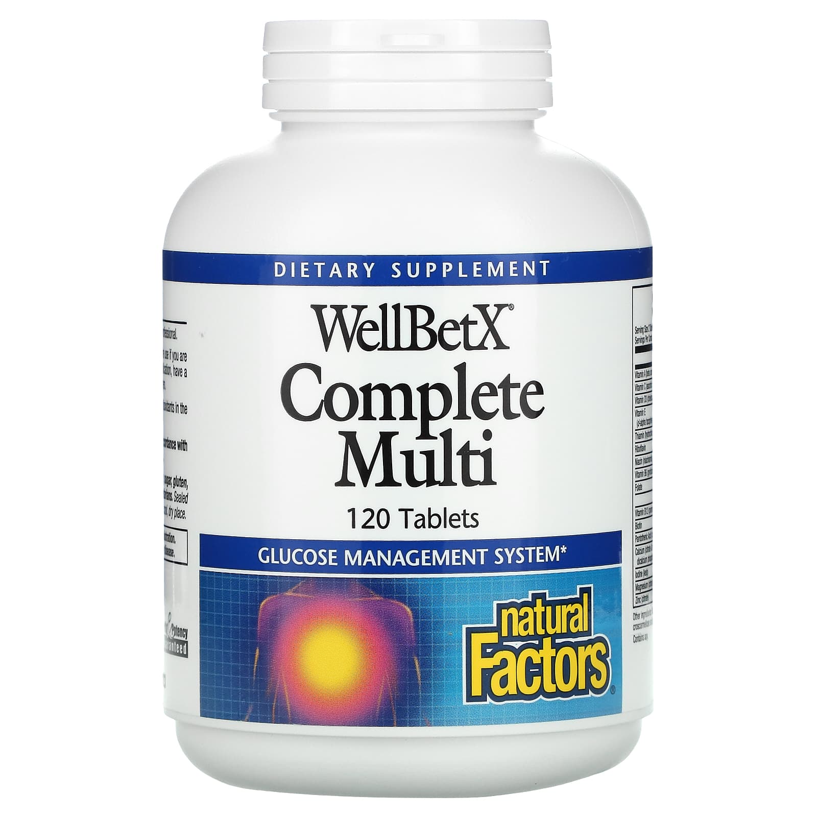 Natural Factors, WellBetX Complete Multi, 120 Tablets UPC 068958035550 | HiLife Vitamins