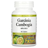 Natural Factors, Garcinia Cambogia 60% HCA, 90 Tablets - 068958041162 | Hilife Vitamins