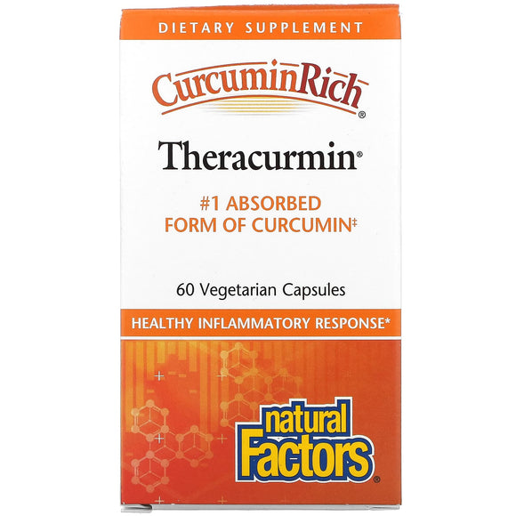 Natural Factors, CurcuminRich, Theracurmin, .35 Capsules - 068958045382 | Hilife Vitamins