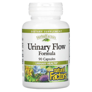 Natural Factors, Urinary Flow Formula, 90 Capsules - 068958046303 | Hilife Vitamins