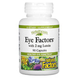 Natural Factors, Eye Factors with 2 mg Lutein, 90 Capsules - 068958046358 | Hilife Vitamins