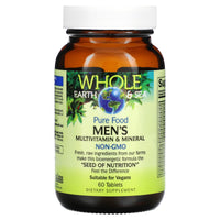 Natural Factors, Whole Earth & Sea Men's Multivitamin & Mineral, 60 Tablets - [product_sku] | HiLife Vitamins