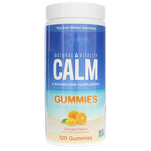 Natural Vitality, Calm® Gummies Orange Flavor, 120 Gummies - 183405043084 | Hilife Vitamins