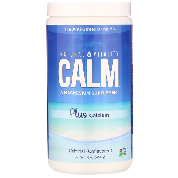 Natural Vitality, Calm Plus Calcium, 16 Oz - 183405000988 | Hilife Vitamins