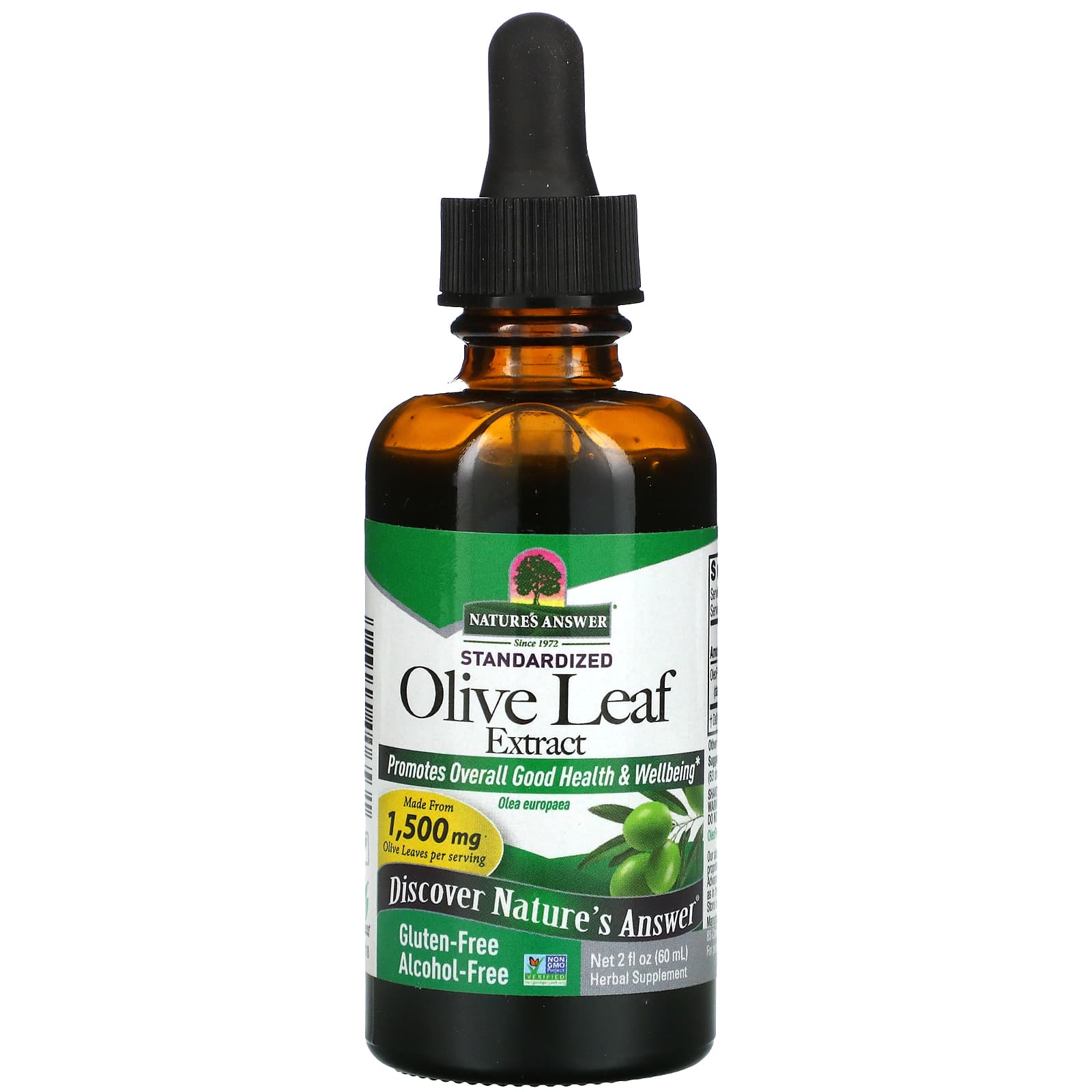 Nature’s Answer, Oleopein Olive Leaf, 2 Oz UPC 083000006531 | HiLife Vitamins