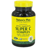 Nature’s Plus, Super C Complex, 90 Vegetarian Capsules - 097467024830 | Hilife Vitamins