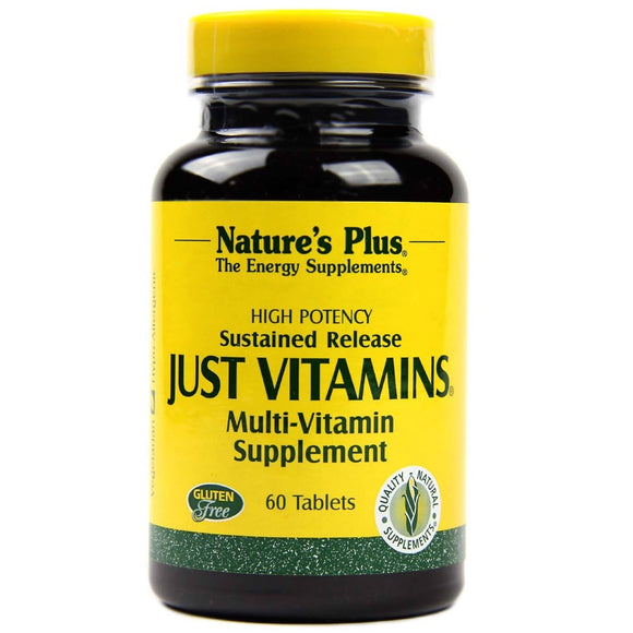 Nature’s Plus, Just Vitamin Multi S/R, 60 Tablets - 097467030503 | Hilife Vitamins