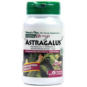 Nature’s Plus, Astragalus 450 mg, 60 Vegetarian Capsules - 097467071124 | Hilife Vitamins