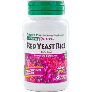 Nature’s Plus, Red Yeast Rice 600 mg, 60 Vegetarian Capsules - 097467072466 | Hilife Vitamins