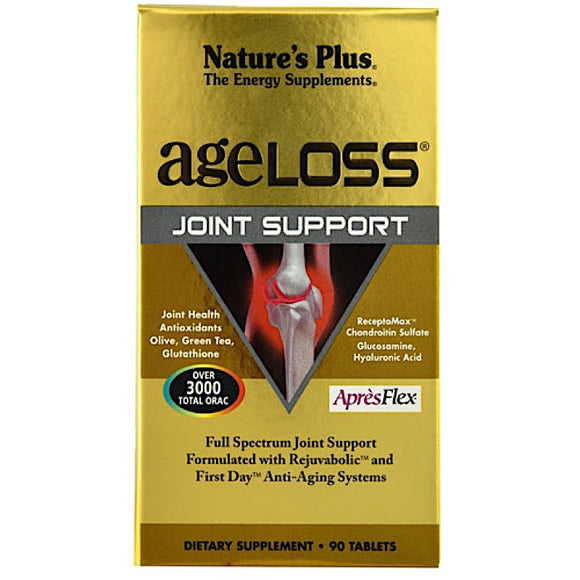 Nature's Plus, Ageloss Joint Support, 90 Tablets - 097467080126 | Hilife Vitamins