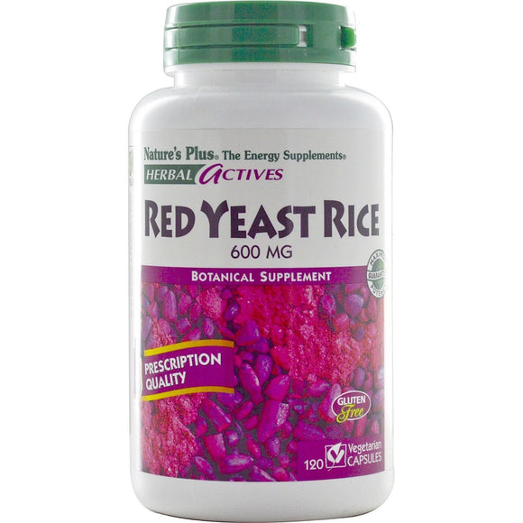 Nature’s Plus, Red Yeast Rice 600 mg, 120 Vegetarian Capsules - 097467724617 | Hilife Vitamins