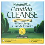 Nature’s Plus, Candida Cleanse, 7 Day Program, 2 Bottles, 28 Capsules - 097467011168 | Hilife Vitamins