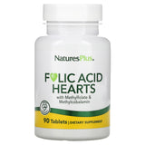 Nature’s Plus, Folic Acid Hearts, 90 Tablets - 097467017917 | Hilife Vitamins