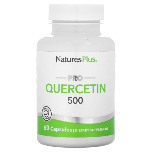 Nature’s Plus, Quercetin 500, 60 Capsules - 097467025653 | Hilife Vitamins