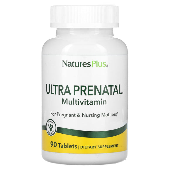 Nature’s Plus, Ultra Prenatal, 90 Tablets - 097467030848 | Hilife Vitamins