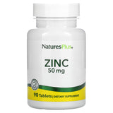 Nature’s Plus, Zinc, 50 mg, 90 Tablets - 097467036451 | Hilife Vitamins