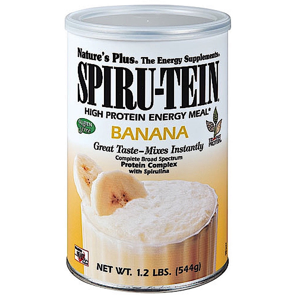 Nature’s Plus, Spirutein Banana, 1.2 Lbs - 097467045767 | Hilife Vitamins