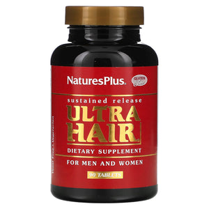 Nature’s Plus, Ultra Hair, For Men & Women, 90 Tablets - 097467048423 | Hilife Vitamins