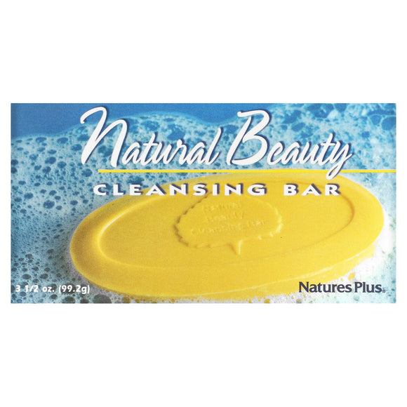 Nature’s Plus, Natural Beauty Cleansing Bar, 3.5 Oz | HiLife Vitamins