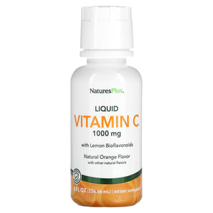 Nature’s Plus, Vitamin C Liquid, 8 Oz Liquid - 097467250055 | Hilife Vitamins