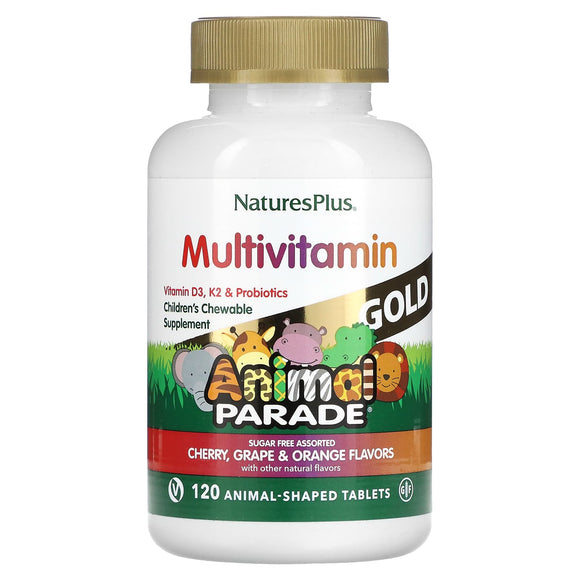 Nature's Plus, Ap Gold Assorted, 120 Chewables - 097467299283 | Hilife Vitamins