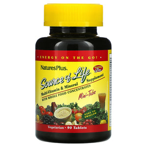 Nature’s Plus, Source Of Life, Multi-Vitamin & Mineral Supplements, 90 Tablets - 097467305823 | Hilife Vitamins
