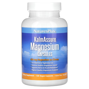 Nature's Plus, KalmAssure, Magnesium, 140 mg, 90 Vegetarian Capsules - 097467336025 | Hilife Vitamins