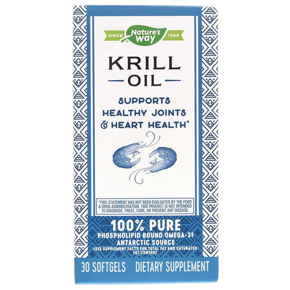 Nature’s Way, Krill Oil 500 mg, 30 Softgels - 033674154311 | Hilife Vitamins