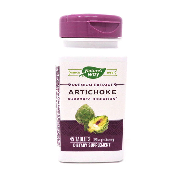 Nature’s Way, Artichoke Extract, 45 Capsules - 763948088096 | Hilife Vitamins