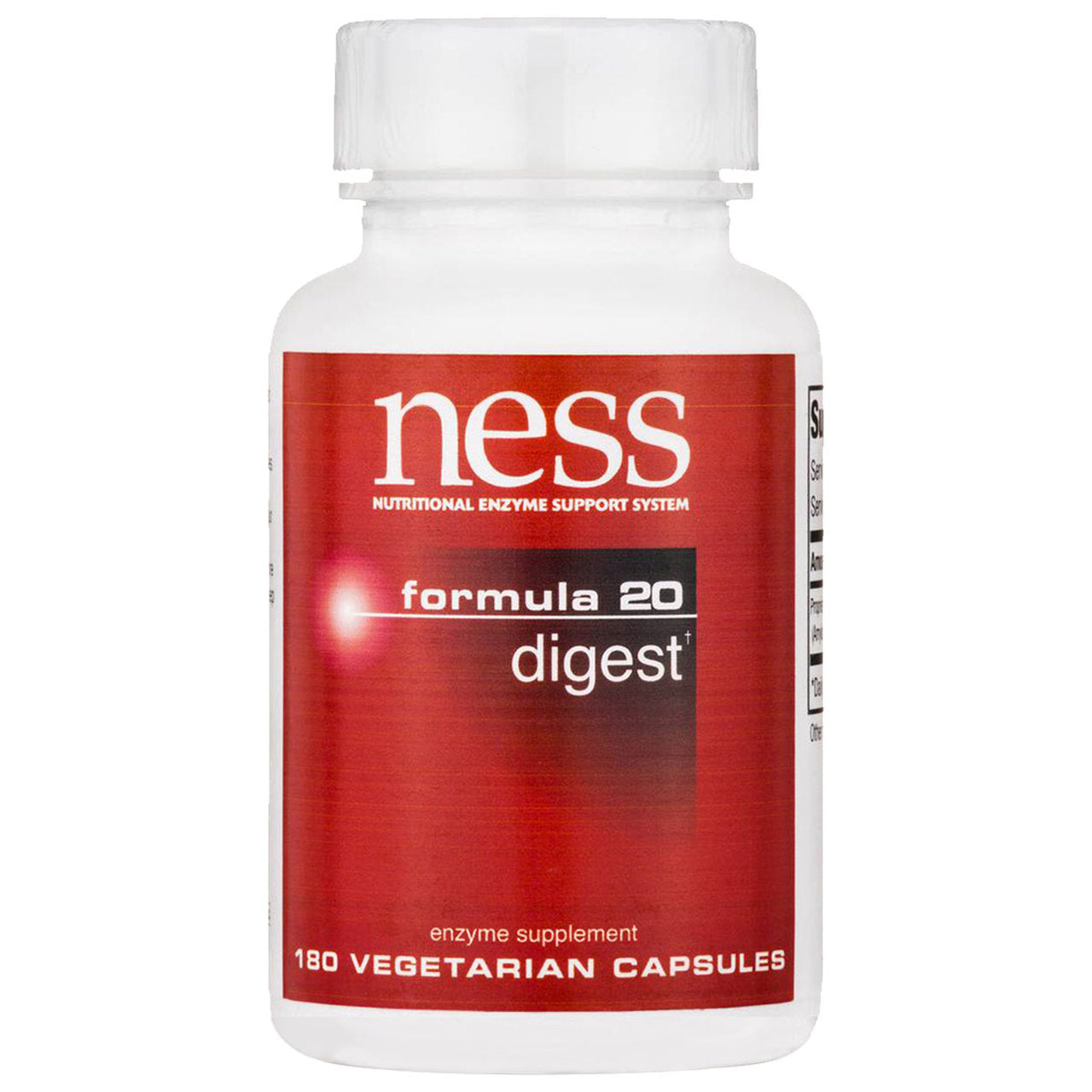Ness, Digest (Formula 20), 180 Vegetarian Capsules UPC 707636033029 | HiLife Vitamins
