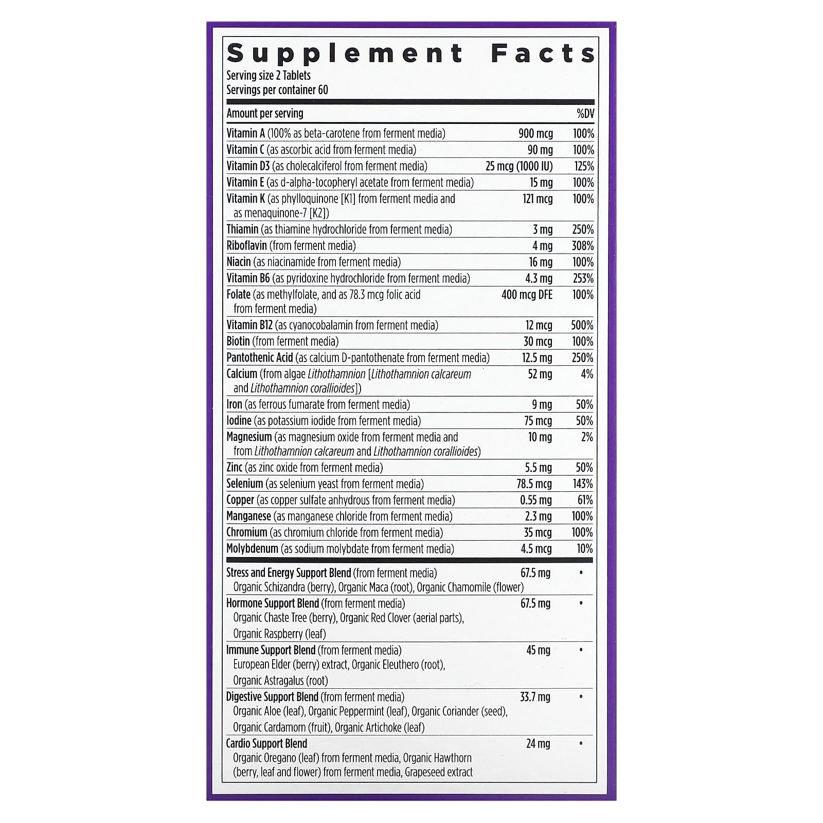 New Chapter, Women's Advanced Multivitamin, 120 Vegetarian Tablets UPC 727783003041 | HiLife Vitamins