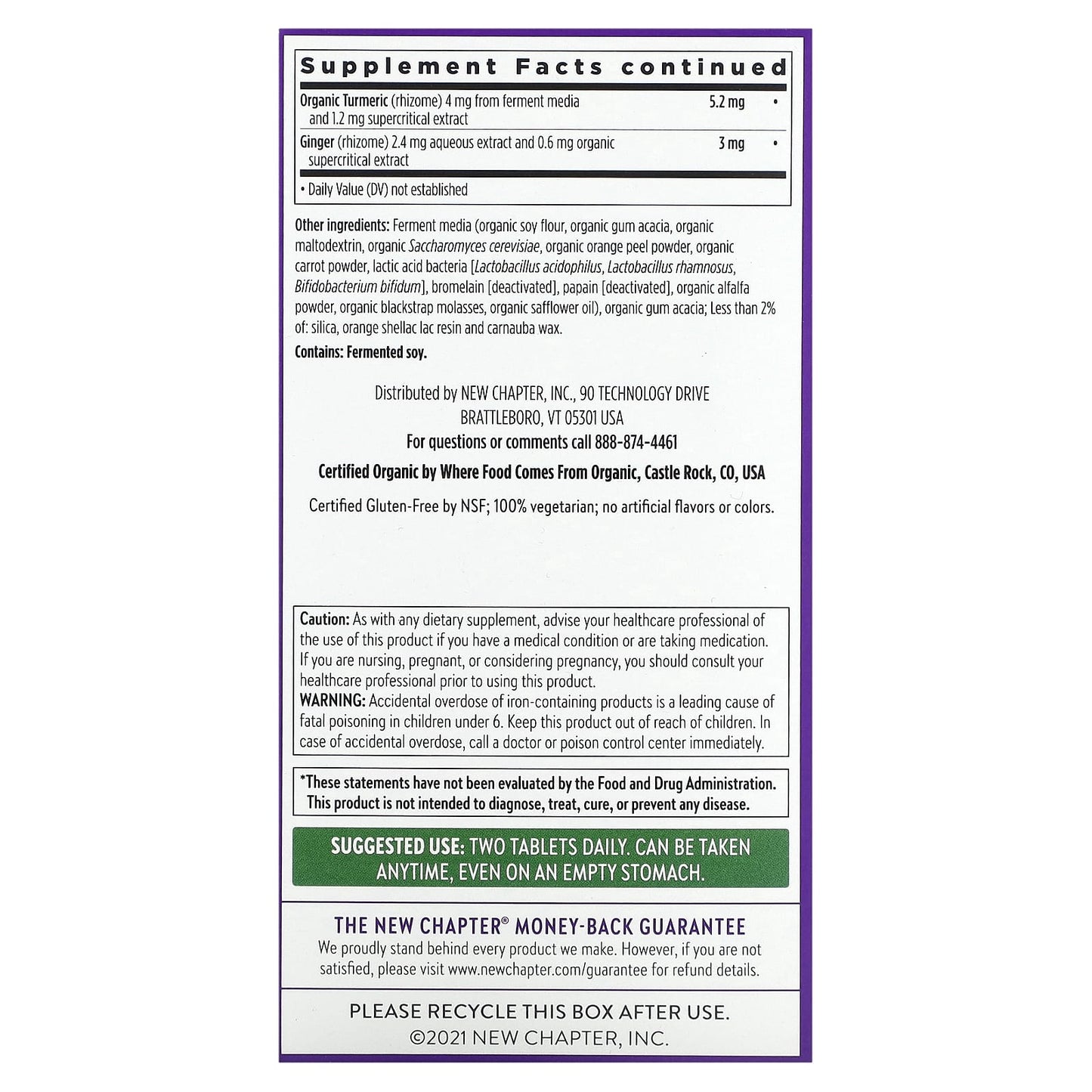 New Chapter, Women's Advanced Multivitamin, 120 Vegetarian Tablets UPC 727783003041 | HiLife Vitamins