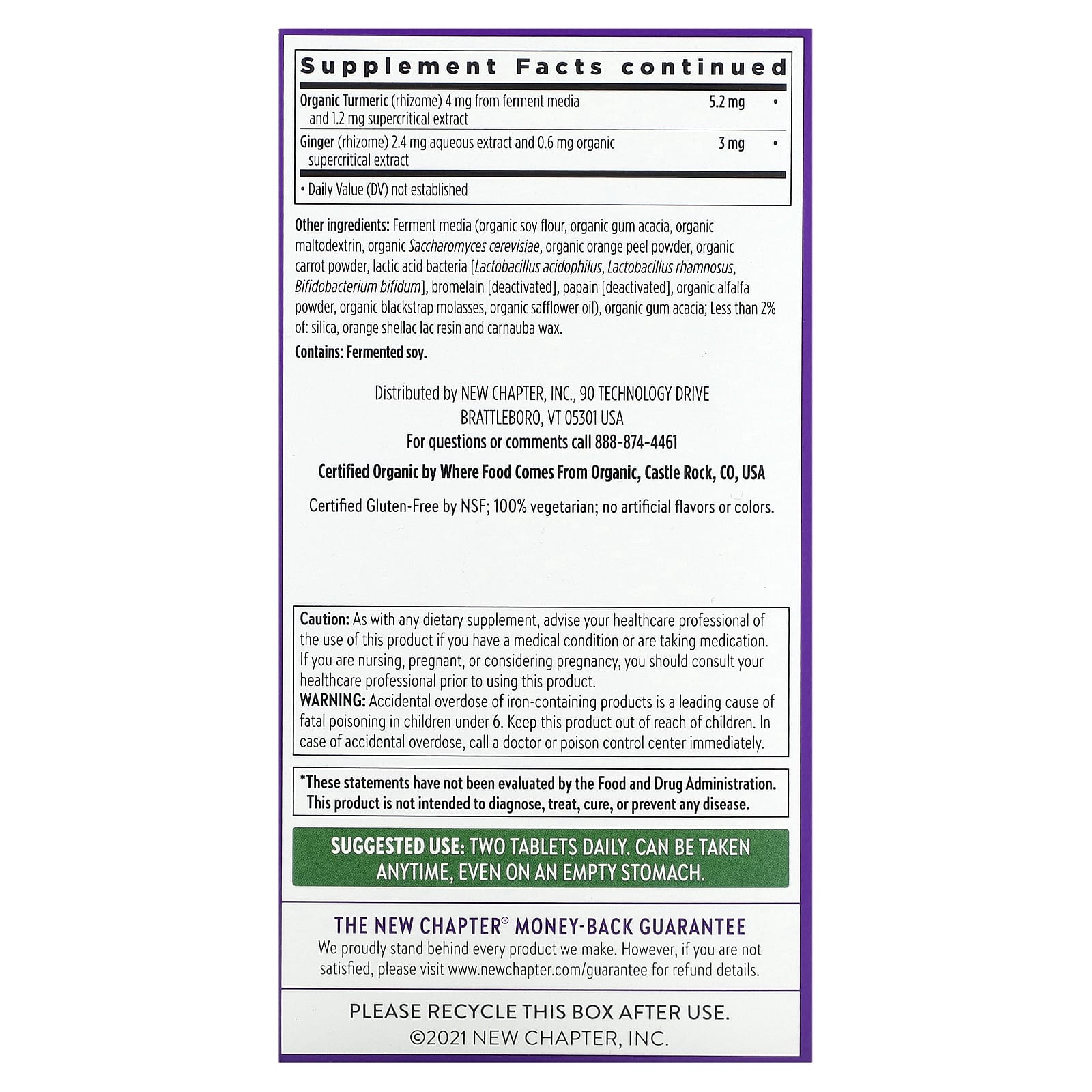 New Chapter, Women's Advanced Multivitamin, 120 Vegetarian Tablets UPC 727783003041 | HiLife Vitamins