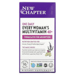 New Chapter, One Daily, Every Woman’s Multivitamin 40+, 96 Tablets UPC 727783003645 | HiLife Vitamins