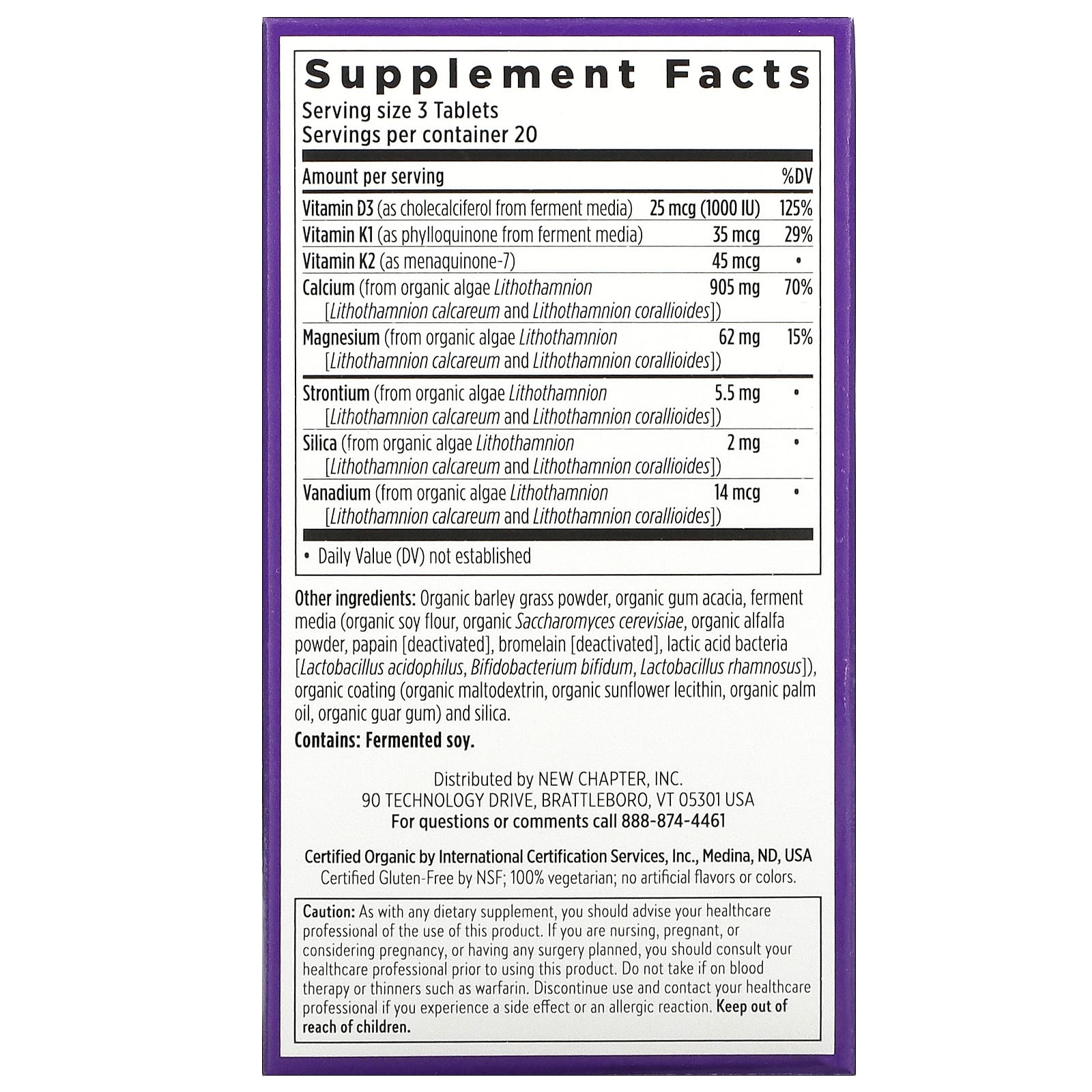 New Chapter, Bone Strength Take Care, 60 Tablets - [product_sku] | HiLife Vitamins