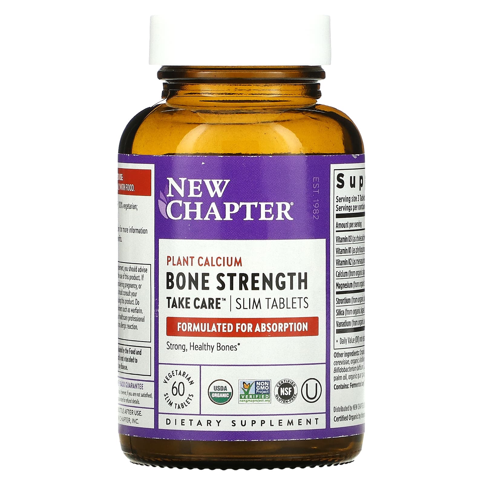 New Chapter, Bone Strength Take Care, 60 Tablets - [product_sku] | HiLife Vitamins