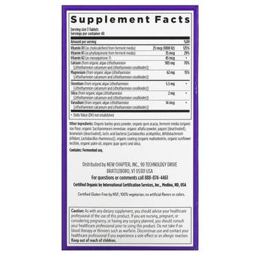 New Chapter, Bone Strength Take Care, Slim Tablets, Plant Calcium, 120 Tablets UPC 727783004086 | HiLife Vitamins