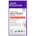 New Chapter, Bone Strength Take Care, Slim Tablets, Plant Calcium, 180 Tablets UPC 727783004215 | HiLife Vitamins