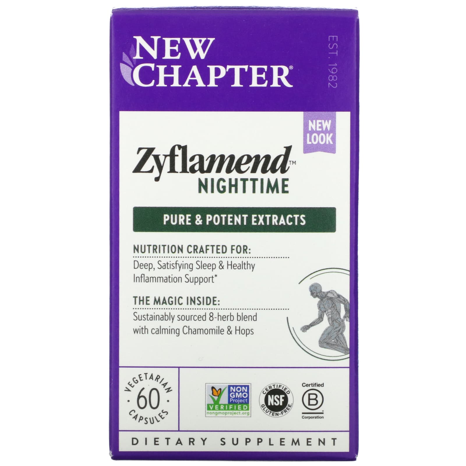 New Chapter, Zyflamend Nighttime, 60 Softgels UPC 727783900913 | HiLife Vitamins
