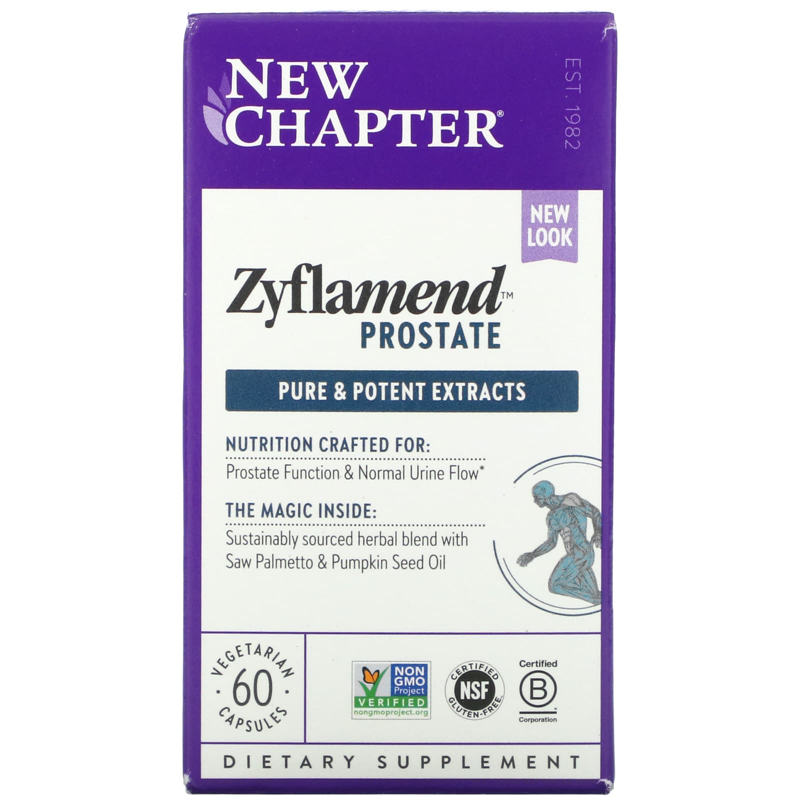 New Chapter, Zyflamend Prostate, 60 Vegetarian Capsules UPC 727783900920 | HiLife Vitamins