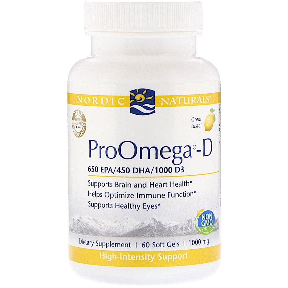 Nordic Naturals Pro Proomega D 60 Softgels HiLife Vitamins