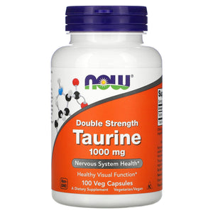 Now Foods, Taurine 1000 mg, 100 Capsules - 733739001429 | Hilife Vitamins