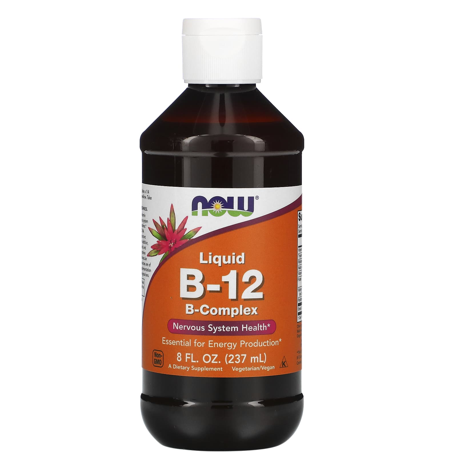 Now Foods, B-12, B-Complex, 8 OZ Liquid - 733739004659 | Hilife Vitamins