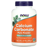 Now Foods, Calcium Carbonate   Pure, 12 OZ Powder - 733739012456 | Hilife Vitamins