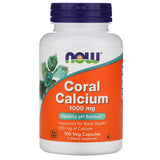 Now Foods, Coral Calcium 1000mg   100, 100 Vegetarian Capsules - 733739012739 | Hilife Vitamins